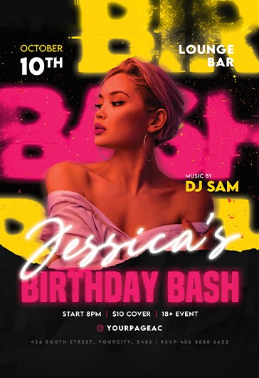 Festa do Aniversário Flyer