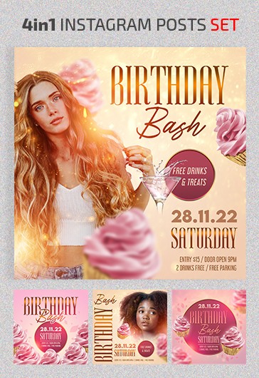 Birthday Bash Instagram