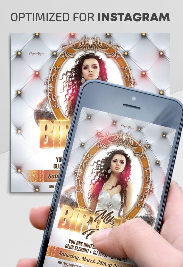 Birthday Invitation Instagram