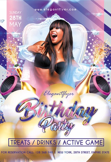 Birthday Party Flyer