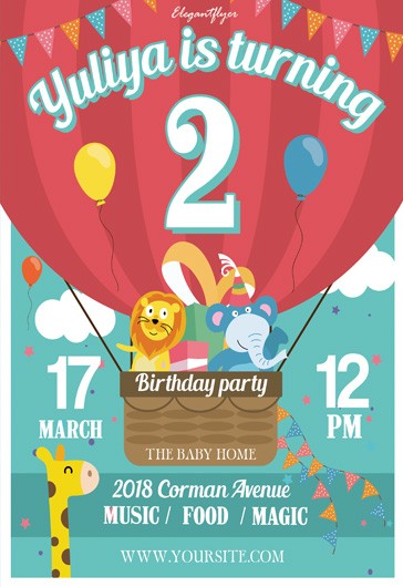 Birthday Party with Air Balloon