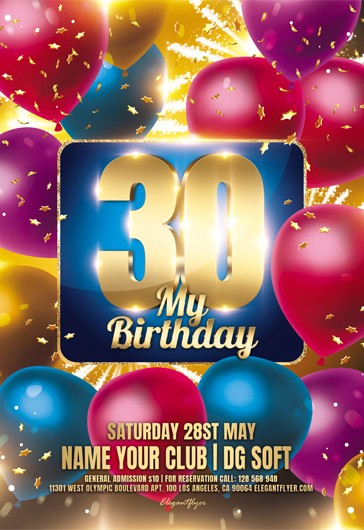 1000+ Free Birthday Flyer Templates (psd) - By Elegantflyer - Page 3