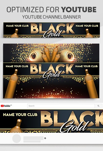 Black and Gold Youtube