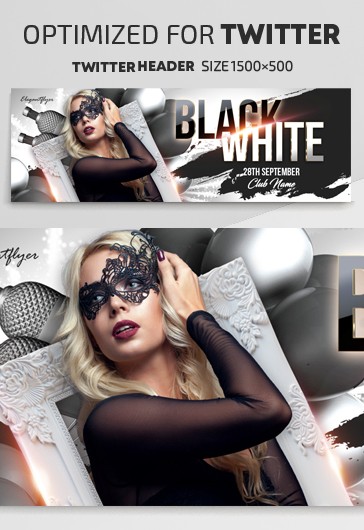 Schwarze und Weiße Party