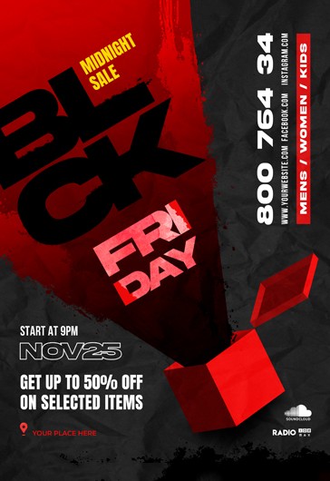 Adorable Black Friday Flyer