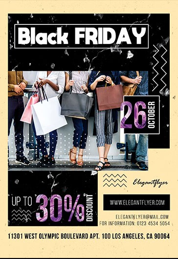 Folheto de Sexta-feira Negra