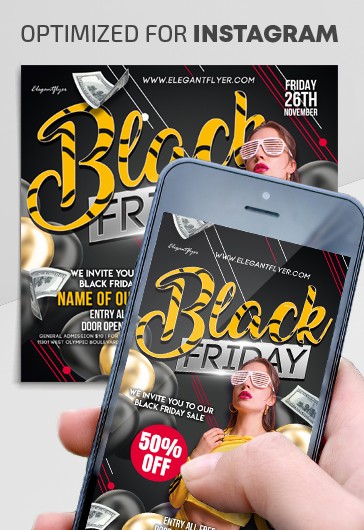 Czarny Piątek na Instagramie