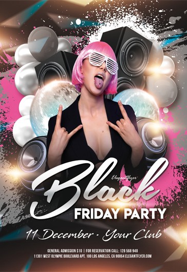 Black Friday Party Flyer