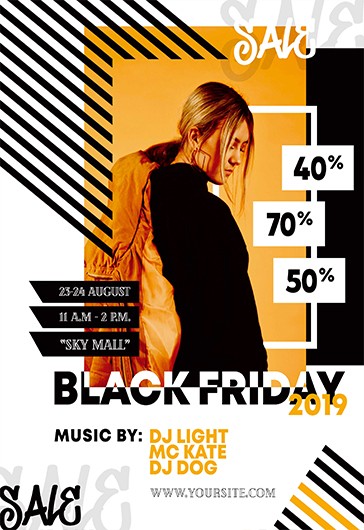 Folheto da Black Friday.