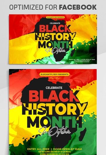 Black History Month Facebook - Facebook Templates