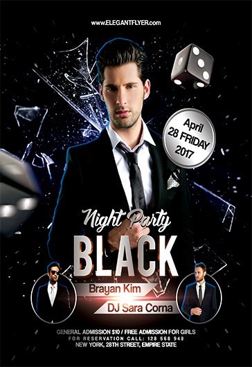 Black Party V02 Flyer