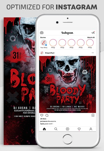 Bloody Party Instagram