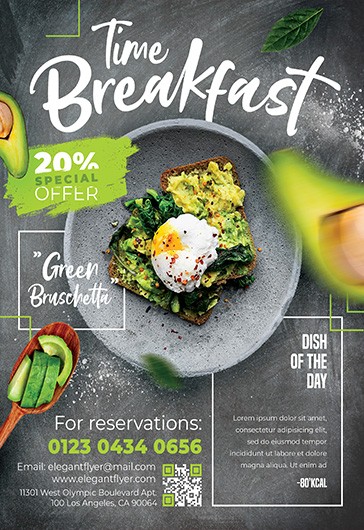 Frühstückszeit Flyer