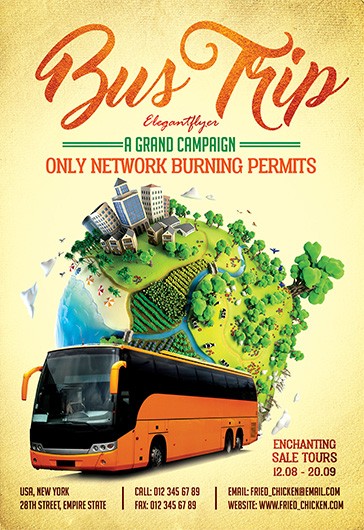 Tour Flyer Template Infoupdate