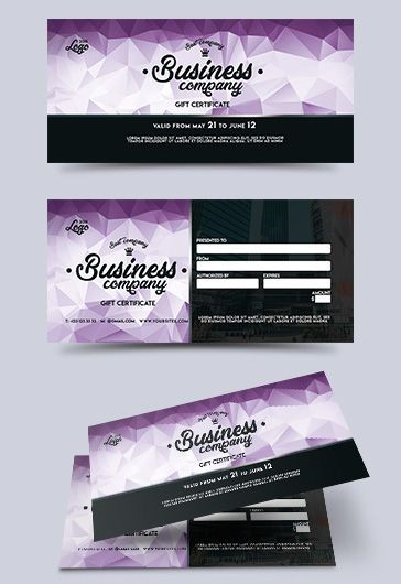 Free Gift Certificate Business Company - 10020782 | by ElegantFlyer