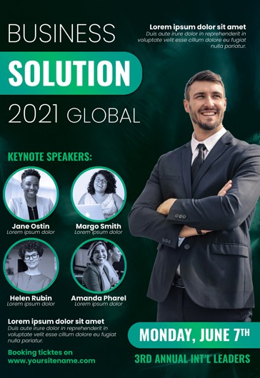 Soluzione aziendale Poster