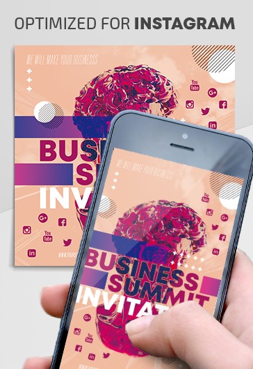 Business Summit Invitation Instagram