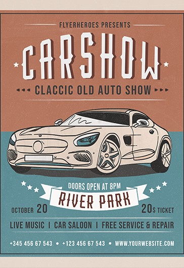 Car Show Flyer - Automotive