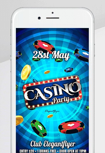 Casino Party Animated - Social Media