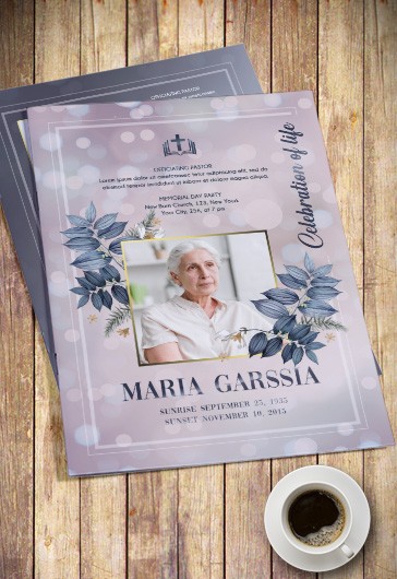 Celebration of Life – PSD Brochure Template - 10022169 | by ElegantFlyer