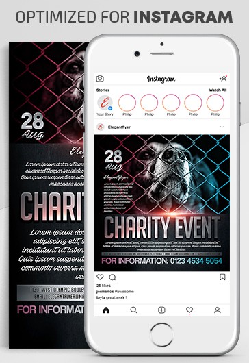 Charity Event Instagram