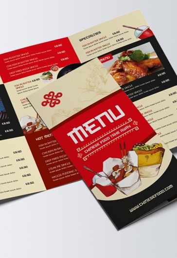 Menu chinois