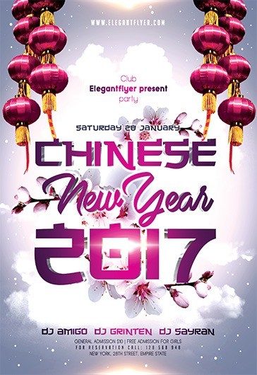 Chinese New Year Flyer