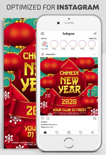 Instagram du Nouvel An chinois