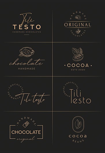 Chocolate Set Logo - Restaurant