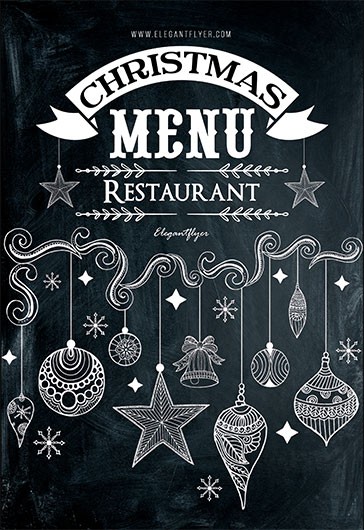 Christmas Menu Restaurant