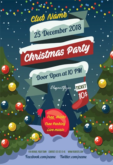 Christmas Party Flyer