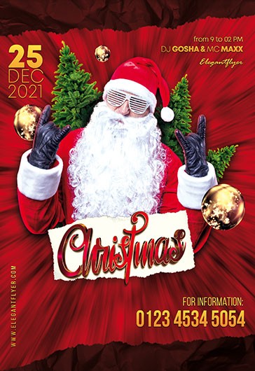Christmas Santa Flyer