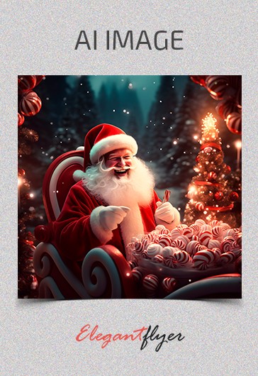 Christmas Santa with Candies - Free Merry Christmas Images