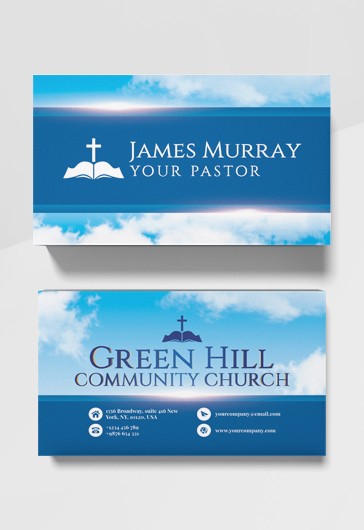 Church Business Card - Verticals