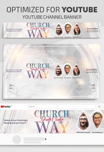 Church Way Center Youtube - Youtube Templates