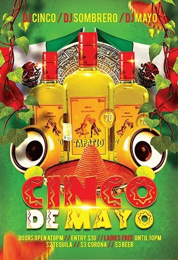 Cinco De Mayo Tequila Night Flyer