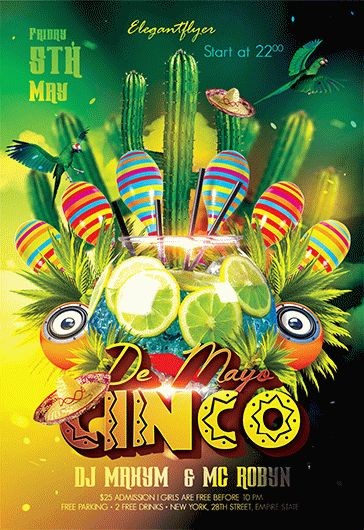 Cinco De Mayo V02 --> Cinco De Mayo V02 - Fête latine