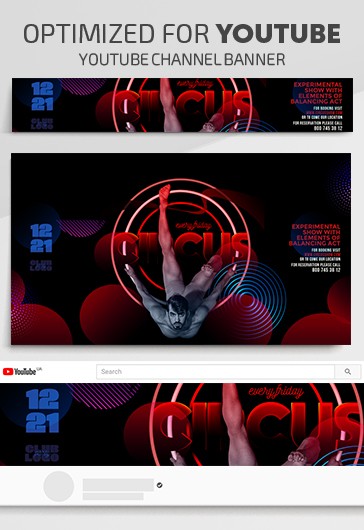 Circus Youtube - Youtube Templates