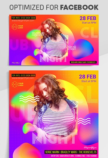 Serata al Club su Facebook