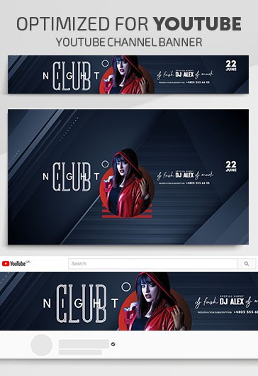 Noite do clube Youtube