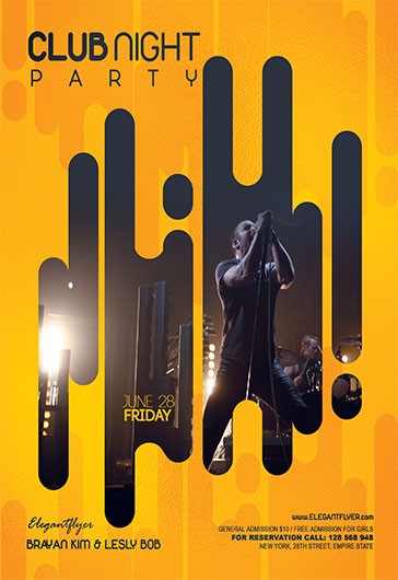 Club Night Party Flyer