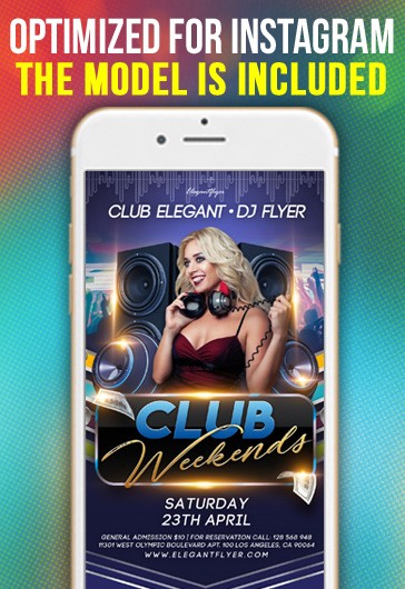Club Weekends Instagram - Instagram Templates