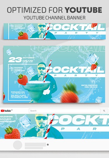 Fiesta de cóctel en Youtube