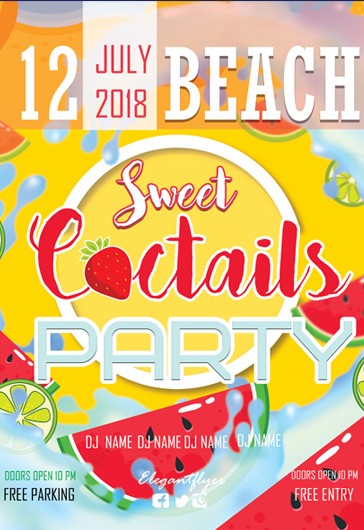 Fête de Cocktails Sucrés