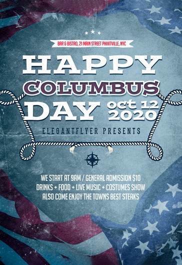 Dépliant de la Journée de Christophe Colomb