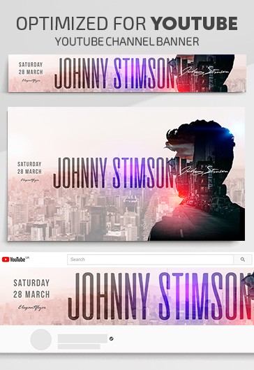 Concert - Free Youtube Channel banner PSD Template - 10029601 | by ...