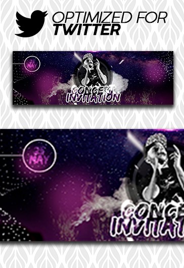 Concert Invitation Twitter - Twitter Templates