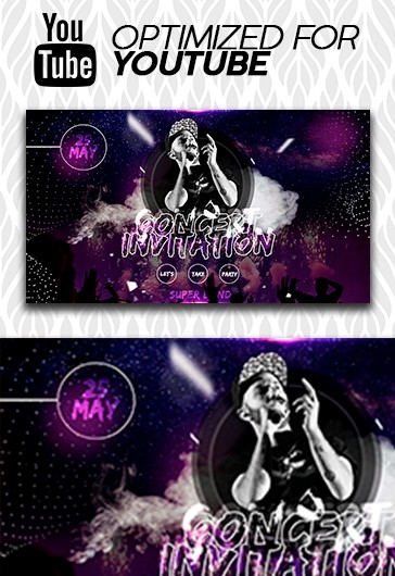 Konzerteinladung Youtube