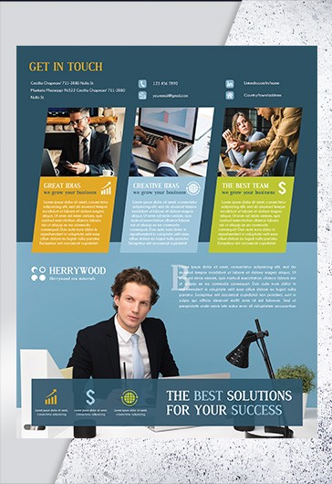 Flyer de Objetivos Corporativos