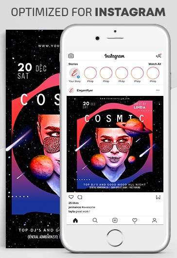 Cosmic Party Instagram